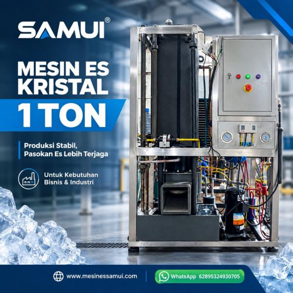 Mesin Es Kristal untuk Menjaga Ketersediaan Es di Industri